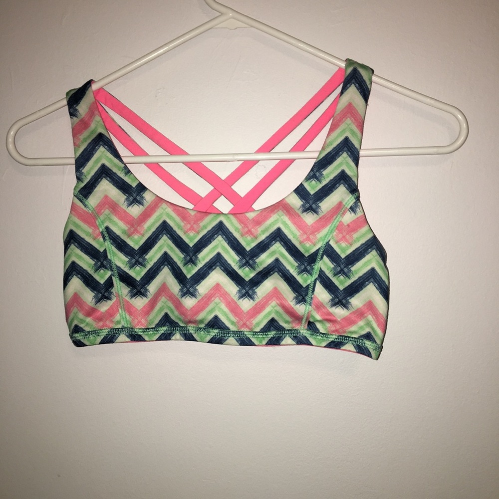 Ivivva girls sports bra (reversible)